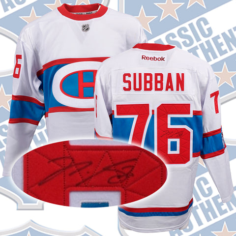 Signed PK Subban Heritage Classic Replica Jersey (#4567)