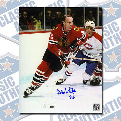 BILL WHITE Chicago Blackhawks autographed 8x10 photo (#1479)
