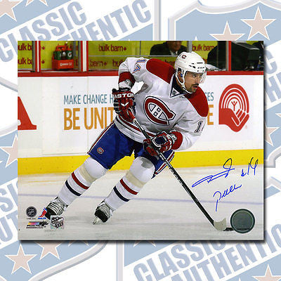 TOMAS PLEKANEC Montreal Canadiens autographed 8x10 photo (#1287)