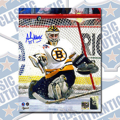 Andy Moog Boston Bruins Autographed Custom Hockey