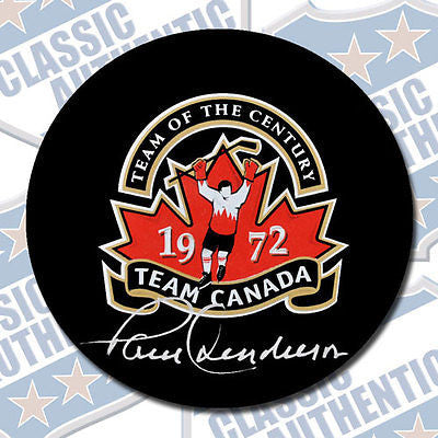 PAUL HENDERSON Team Canada Summit Series 1972 autographed puck (#560)