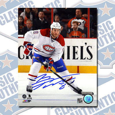 BRANDON PRUST Montreal Canadiens auotgraphed 8x10 photo (#2506)