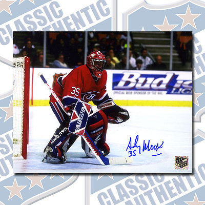 ANDY MOOG Montreal Canadiens autographed 8x10 photo (#3159)