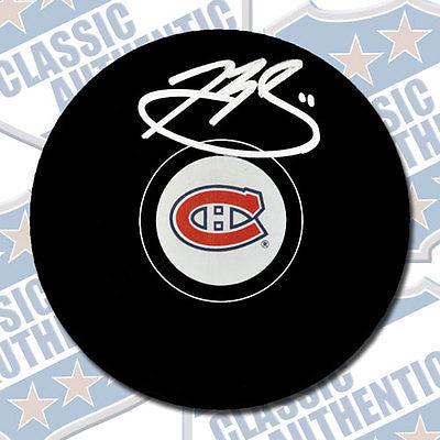 BRENDAN GALLAGHER Montreal Canadiens autographed puck (#1824)