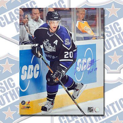 LUC ROBITAILLE Los Angeles Kings autographed 16x20 photo w/HOF(#1046)