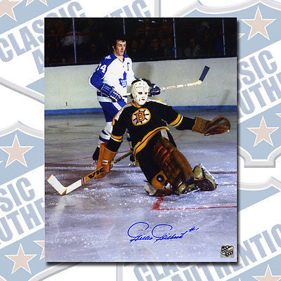 GILLES GILBERT Boston Bruins autographed 8x10 photo (#1154)