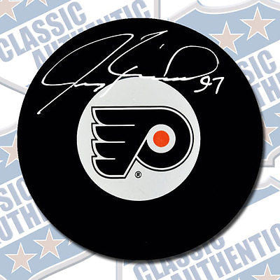 JEREMY ROENICK Philadelphia Flyers autographed puck (#1919)