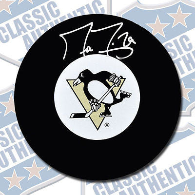 MARC-ANDRE FLEURY Pittsburgh Penguins autographed puck (#2708)