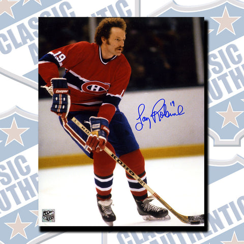LARRY ROBINSON Montreal Canadiens autographed 8x10 photo (#3303)