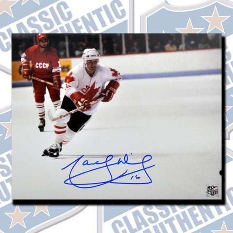 MARCEL DIONNE Team Canada Autographed 8x10 (#3388)