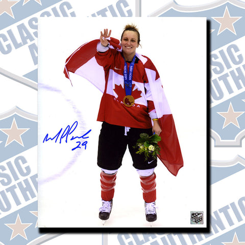 MARIE-PHILIP POULIN Team Canada Autographed 8x10 (#3418)
