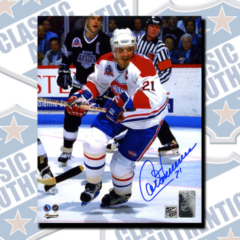 GUY CARBONNEAU Montreal Canadiens 8x10 photo (#3441)