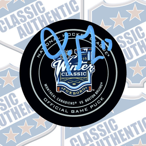 TORREY MITCHELL 2016 Winter Classic Autographed Official Game Puck (#3612b)