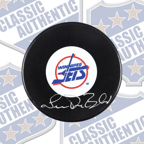 Lucien Deblois Winnipeg Jets autographed puck (#3613)