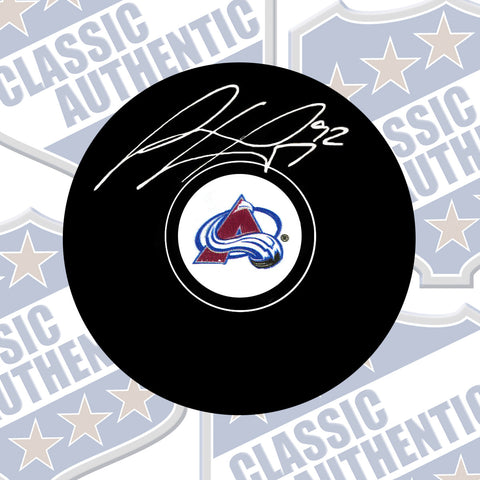 GABRIEL LANDESKOG Colorado Avalanche autographed puck (#3756)