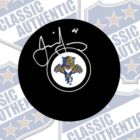 JAROMIR JAGR Florida Panthers autographed puck (#3768)