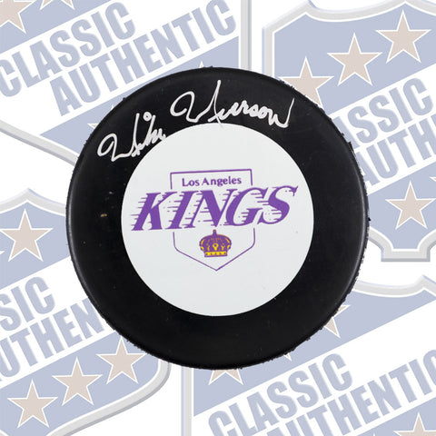 MIKE MARSON Los Angels Kings autographed puck  (#8852)
