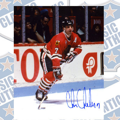 NHLAA Alumni Chris Chelios Chicago Blackhawks Souvenir Collector Hocke –  Inglasco Inc.