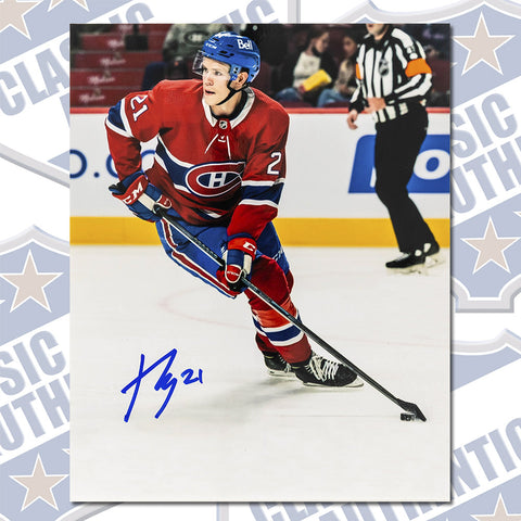 Kaiden Guhle Montreal Canadiens autographed 8x10 photo (#6000)