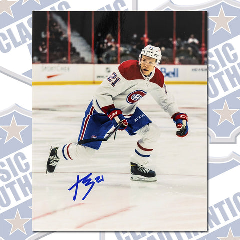 Kaiden Guhle Montreal Canadiens autographed 8x10 photo (#6000b)