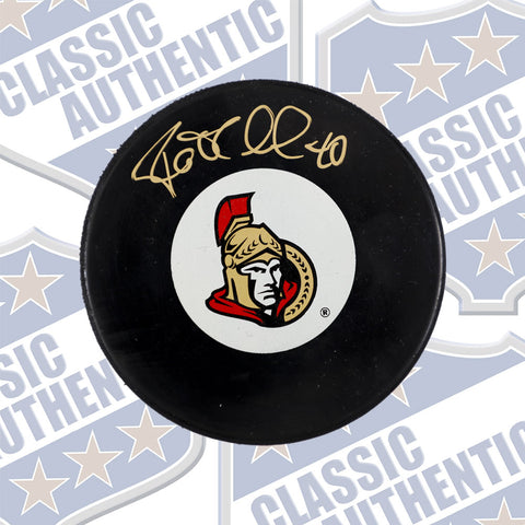 PATRICK LALIME Ottawa Senators autographed puck (#1922)