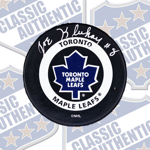 JOE KLUKAY Toronto Maple Leafs autographed puck (#658)