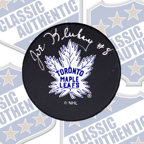 JOE KLUKAY Toronto Maple Leafs autographed puck (#661)