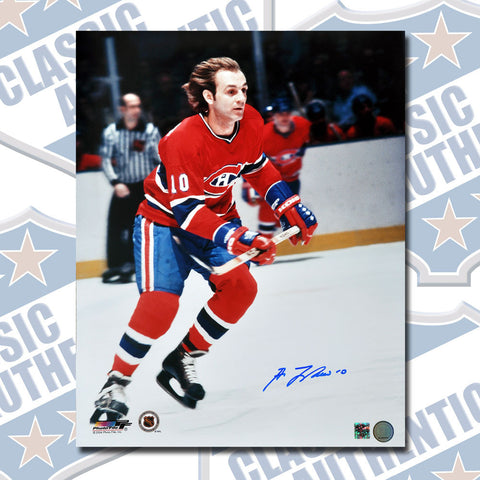 GUY LAFLEUR Montreal Canadiens autographed 16x20 photo (#1048)