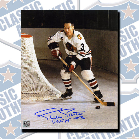 PIERRE PILOTE Chicago Blackhawks autographed 8x10 photo (#1234)