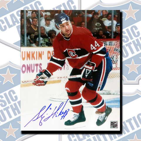 STEPHANE RICHER Montreal Canadiens autographed 8x10 photo (#1275)