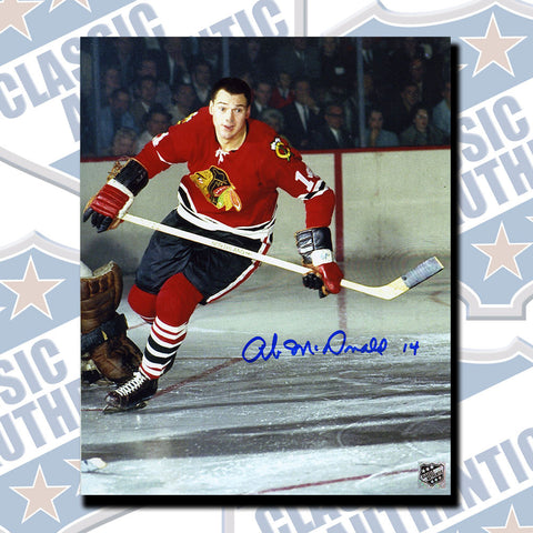 AB MCDONALD Chicago Blackhawks autographed 8x10 photo (#1547)