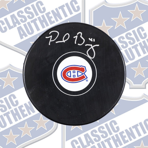 Paul Byron Montreal Canadiens Autographed puck (#1647)