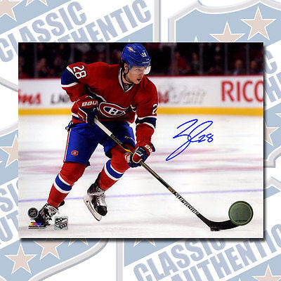 NATHAN BEAULIEU Montreal Canadiens autographed 8x10 photo (#2912)