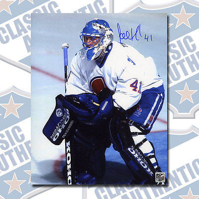 JOCELYN THIBAULT Quebec Nordiques autographed 8x10 photo (#1190)