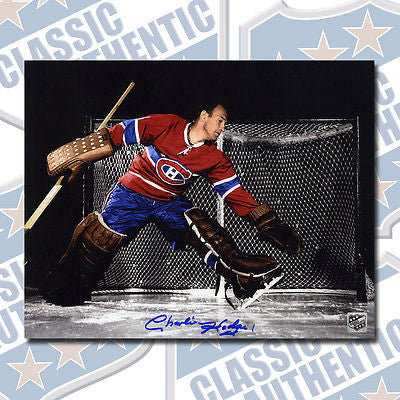 CHARLIE HODGE Montreal Canadiens autographed 8x10 photo (#1365)