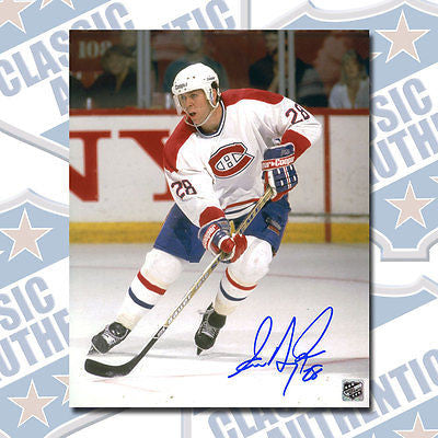 ERIC DESJARDINS Montreal Canadiens autographed 8x10 photo (#2810)