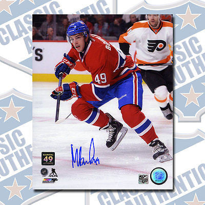 MICHAEL BOURNIVAL Montreal Canadiens autographed 8x10 photo (#1348)