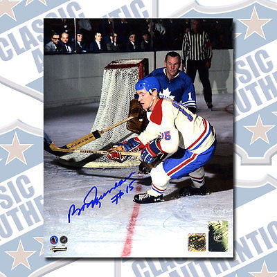 ROBERT BOBBY ROUSSEAU Montreal Canadiens autographed 8x10 photo (#3118)