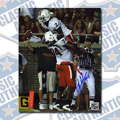 ORLANDO FRANKLIN Denver Broncos (Miami) autographed 8x10 photo (#1665)
