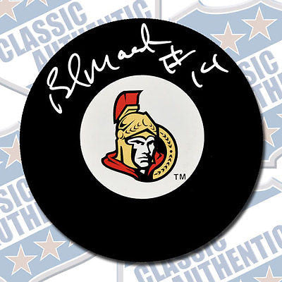 BRAD MARSH Ottawa Senators autographed puck (#1795)