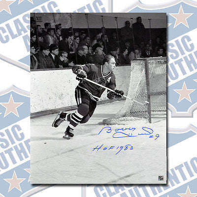 BOBBY HULL Chicago Blackhawks autographed 16x20 photo w/HOF (#2842)