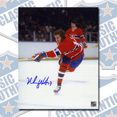 MURRAY WILSON Montreal Canadiens autographed 8x10 photo (#1341)