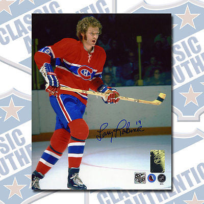 LARRY ROBINSON Montreal Canadiens autographed 8x10 photo (#1468)