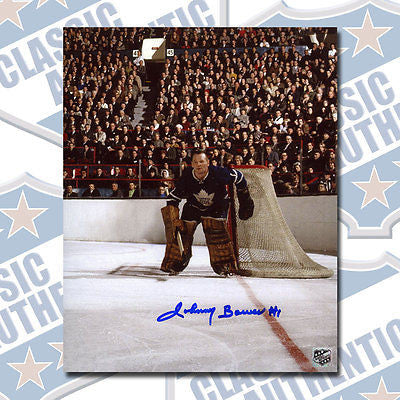 JOHNNY BOWER Toronto Maple Leafs autographed 8x10 photo (#1203)