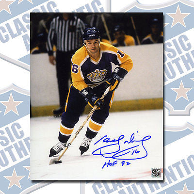 MARCEL DIONNE Los Angeles Kings autographed 8x10 photo w/HOF (#1320)