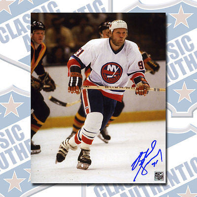 BUTCH GORING New York Islanders autographed 8x10 photo (#1506)