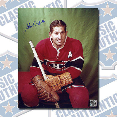 ELMER LACH Montreal Canadiens autographed 8x10 photo (#1439)