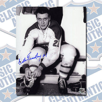 GILLES TREMBLAY Montreal Canadiens autographed 8x10 photo (#1145)