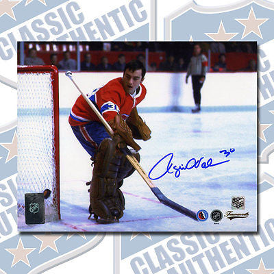 ROGIE VACHON Montreal Canadiens autographed 8x10 photo (#1255)