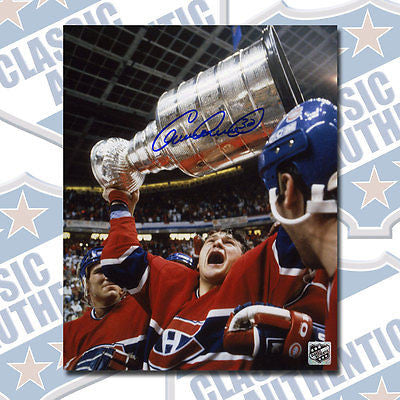 CLAUDE LEMIEUX Montreal Canadiens autographed 8x10 photo (#1431)